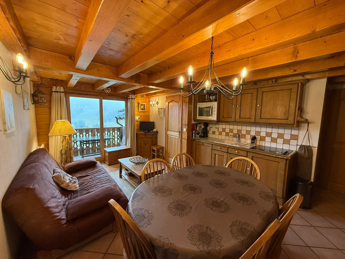 T3 Les Saisies, 6 pers, balcon vue pistes - Photo 1