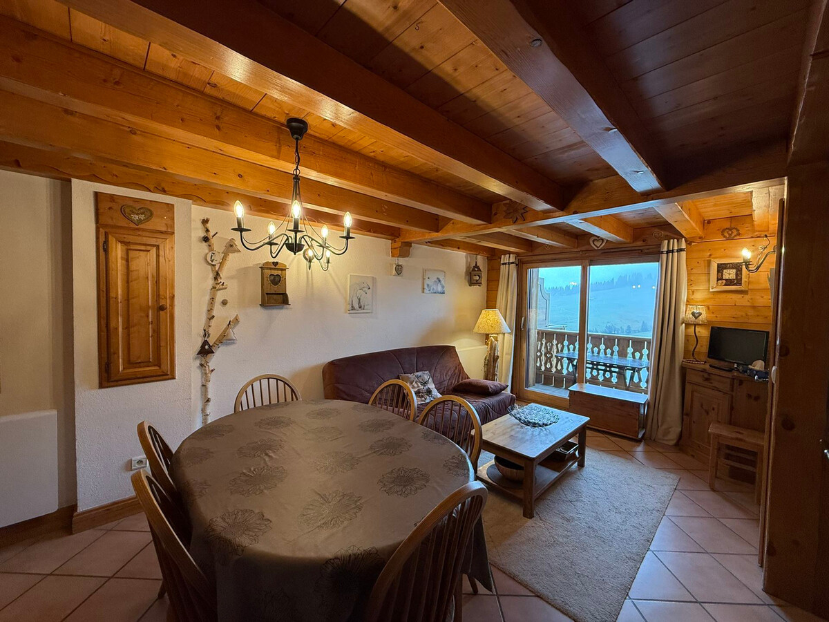 T3 Les Saisies, 6 pers, balcon vue pistes - Photo 6
