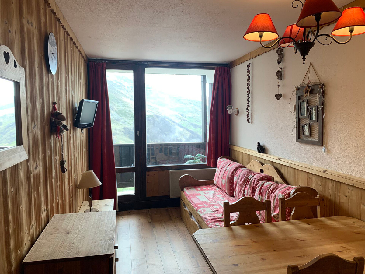 Studio cabine 3 pers. avec balcon aux Menuires - Photo 1