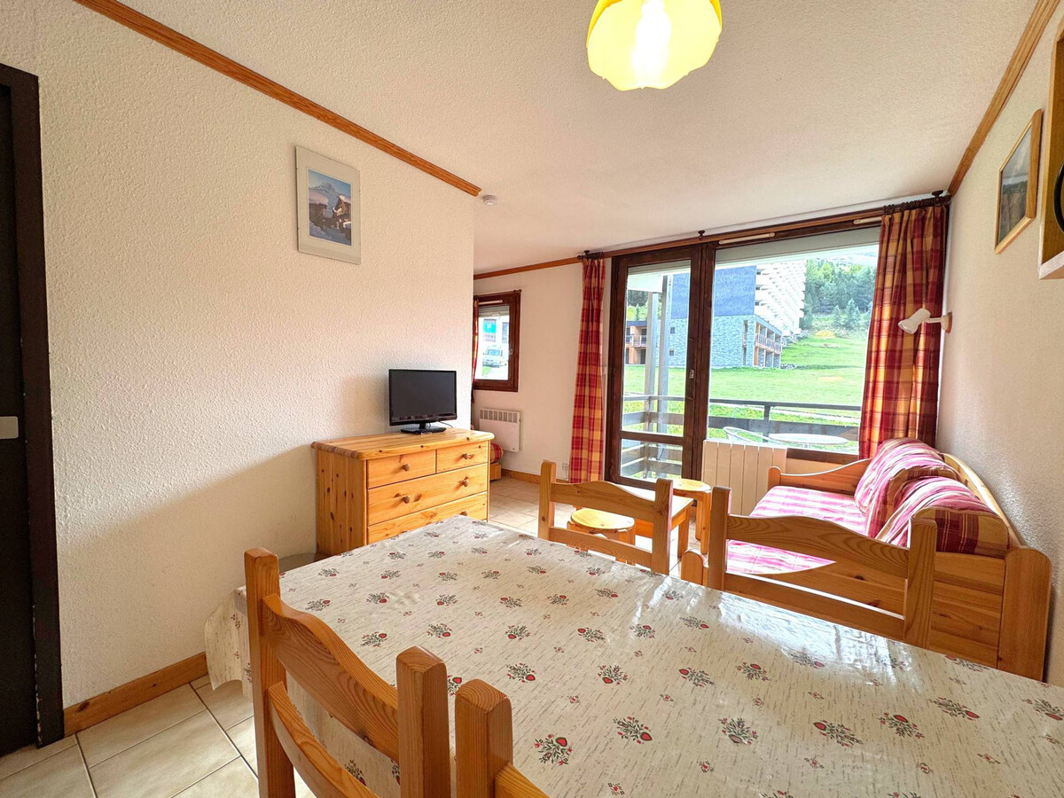 Studio cabine 4 pers. vue pistes, résidence Le Villaret - Photo 1