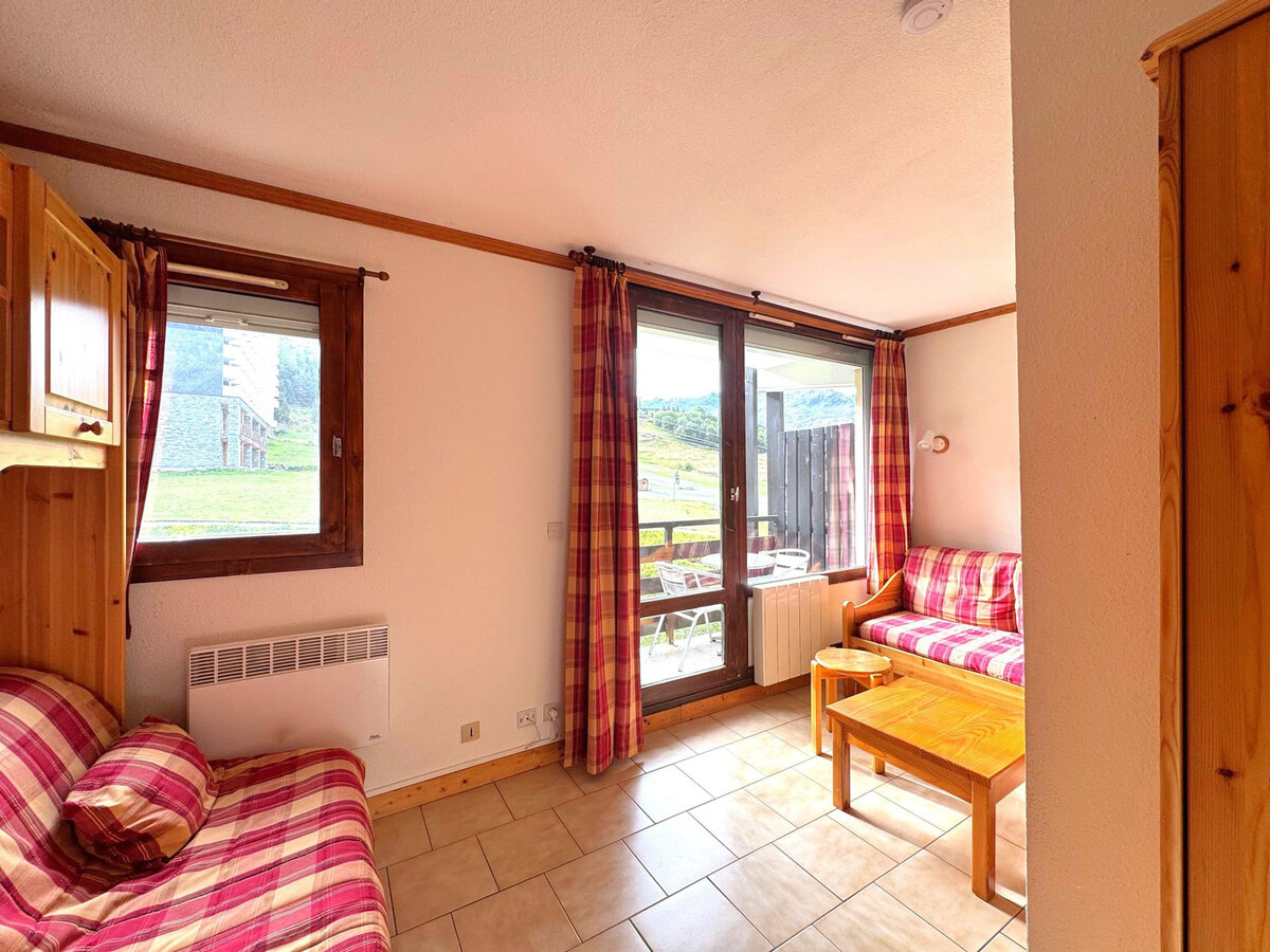 Studio cabine 4 pers. vue pistes, résidence Le Villaret - Photo 6