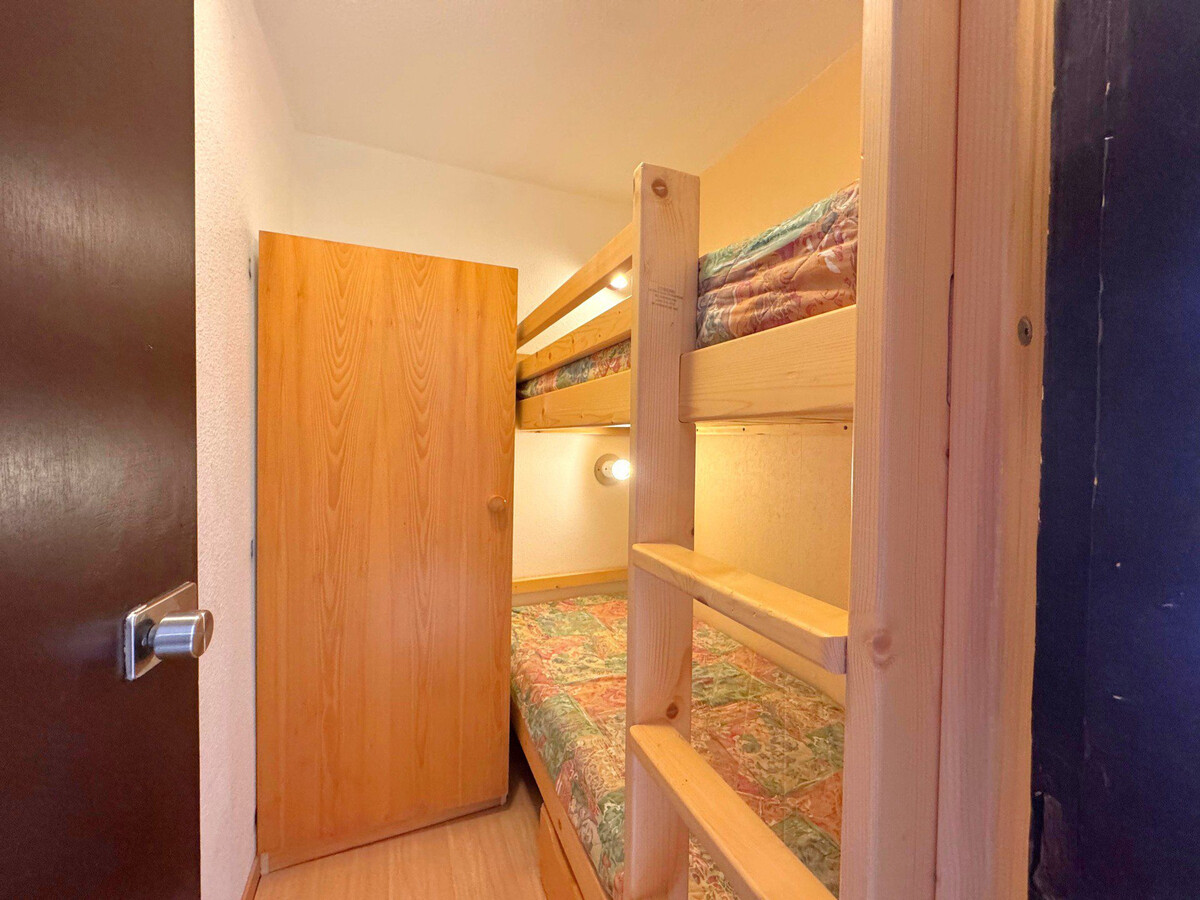 Studio cabine 4 pers. vue pistes, résidence Le Villaret - Photo 7