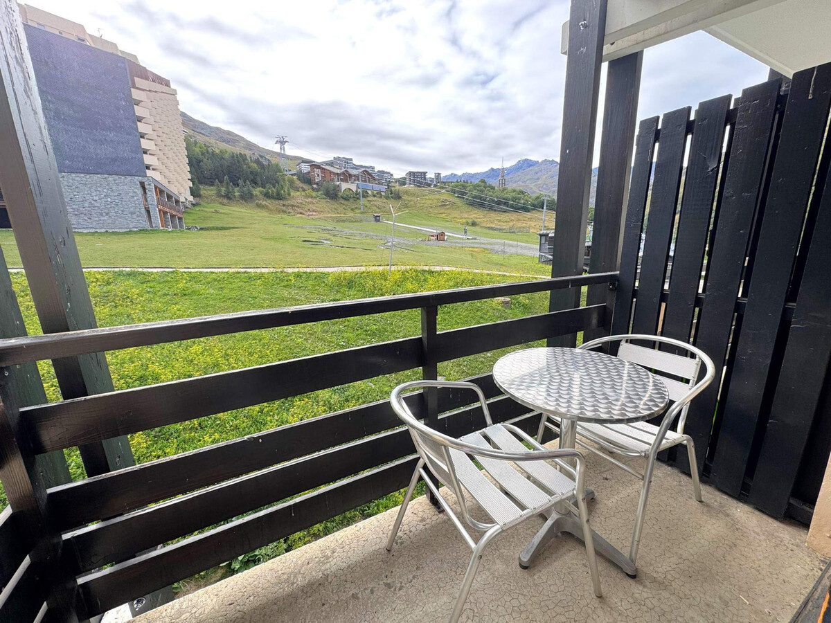 Studio cabine 4 pers. vue pistes, résidence Le Villaret - Photo 10