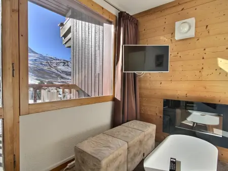 Duplex 4 pièces 8 personnes, balcon sud, pied des pistes : photo 2