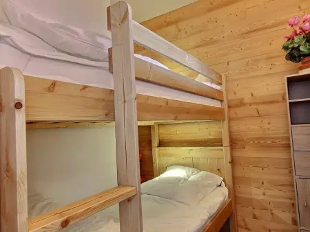 Studio cabine 4 pers. vue Mont-Blanc, Plagne Aime 2000 : photo 3