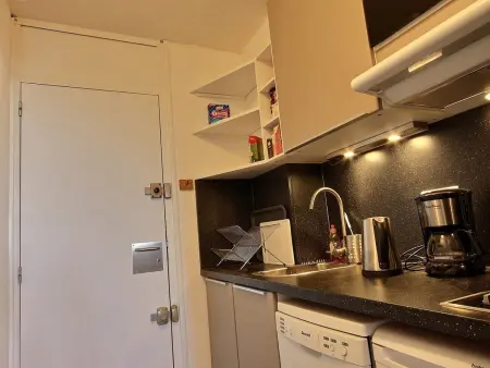Studio cabine 4 pers. vue Mont-Blanc, Plagne Aime 2000 : photo 4