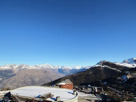 Studio cabine 4 pers. vue Mont-Blanc, Plagne Aime 2000 : photo 6