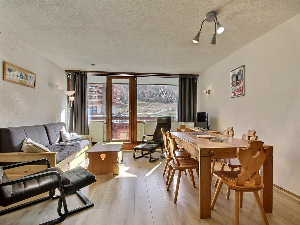 Appartement 3 pièces ski-in ski-out, balcon sud La Plagne - Photo 1