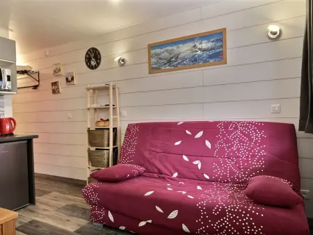 Studio cabine rénové aux pieds des pistes, La Plagne (4 pers.) : photo 4
