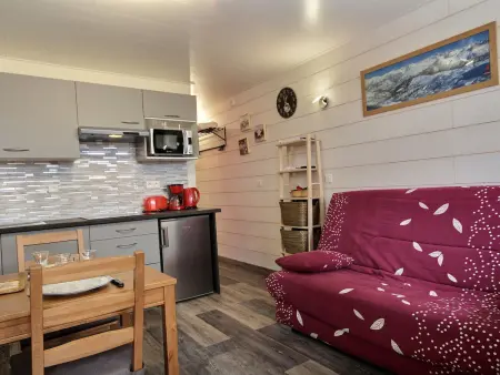 Studio cabine rénové aux pieds des pistes, La Plagne (4 pers.) : photo 8