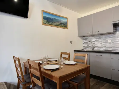 Studio cabine rénové aux pieds des pistes, La Plagne (4 pers.) : photo 9