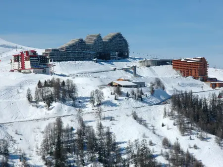 Studio cabine rénové avec vue Mont-Blanc à Plagne Aime 2000 : photo 10