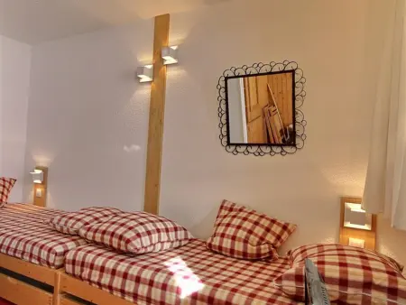 Studio rénové 4 pers, pied des pistes, Appartement 4 personnes à La Plagne : photo 2