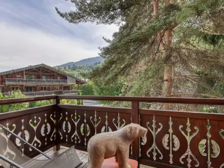 Appartement 3 pièces Megève, balcon sud et garage : photo 7