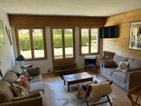 Location appartement à Megève, Appartement cosy 2 chambres, terrasse et parking à Megève