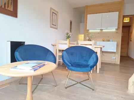 Appart 2 pièces mezzanine Megève, balcon sud, 4 pers. : photo 10