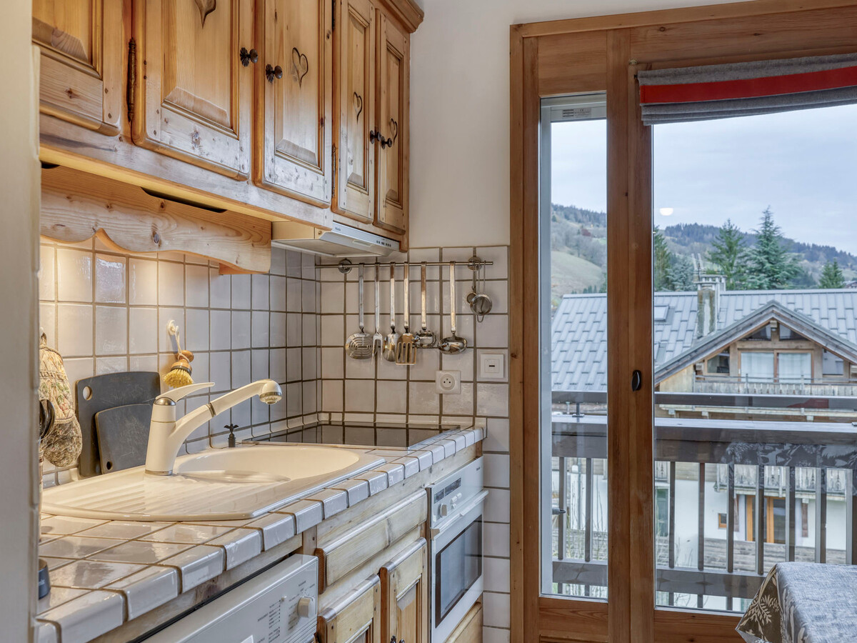 Appartement 2 pièces Megève, balcon, parking proche télécabine - Photo 3