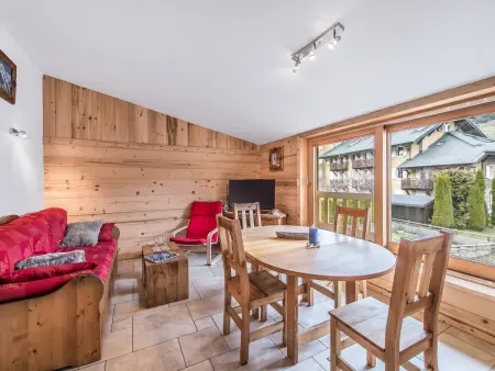 Location appartement à Megève, Charmant 3 pièces au centre de Megève, idéal 4 pers