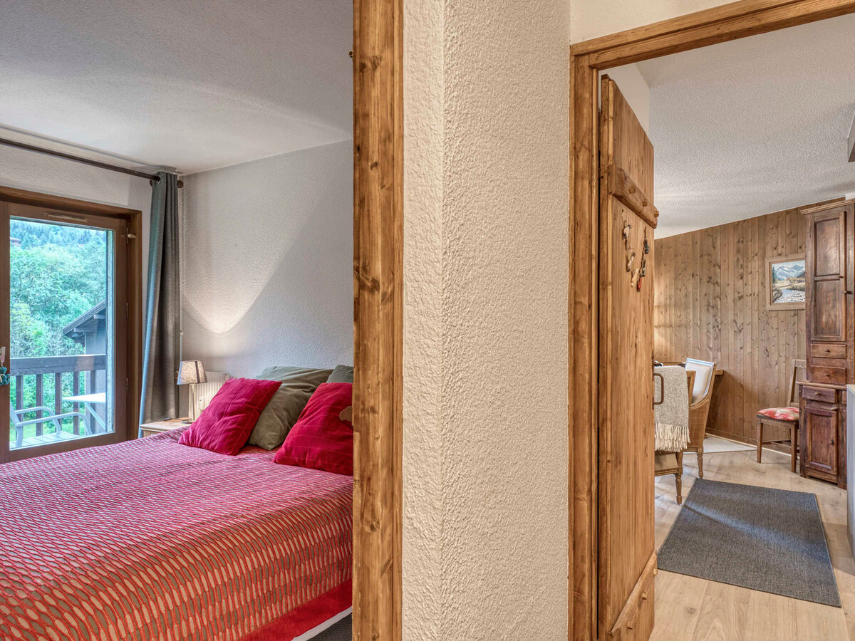 Appartement 2 chambres Megève, balcon sud, parking - Photo 9