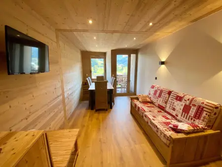 Appartement 8 pers, 3 chambres, balcon sud, centre La Clusaz : photo 2