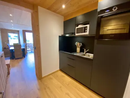 Appartement 8 pers, 3 chambres, balcon sud, centre La Clusaz : photo 4