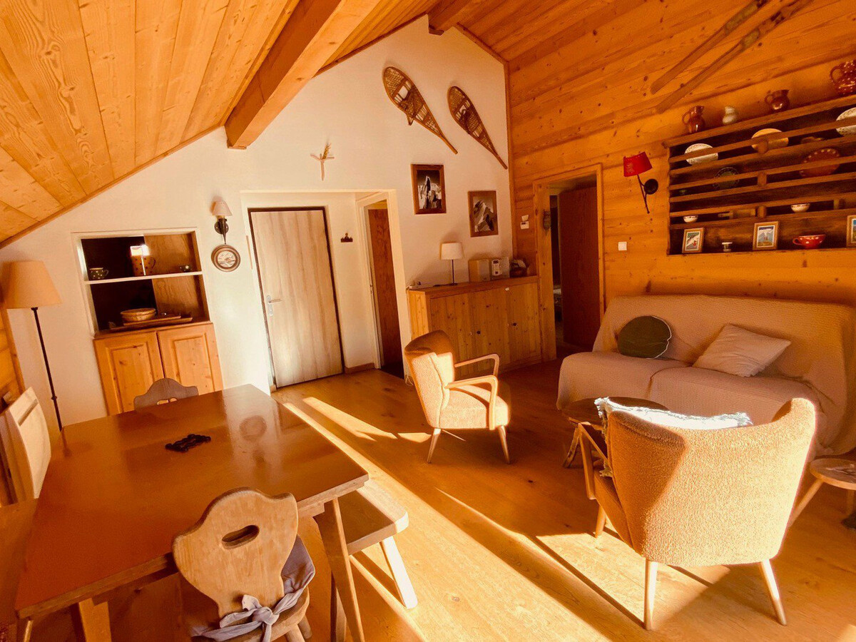 Appart 3 pièces La Clusaz, balcon sud, 8 personnes - Photo 2