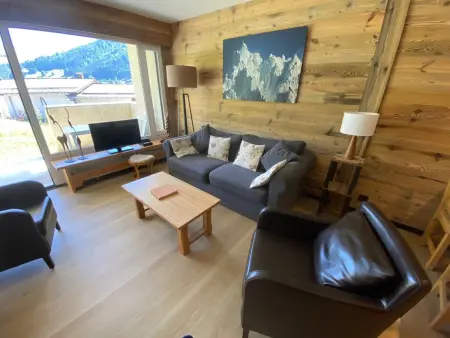 Location appartement à La Clusaz, Appartement 2 pièces ensoleillé avec Wi-Fi et parking, La Clusaz