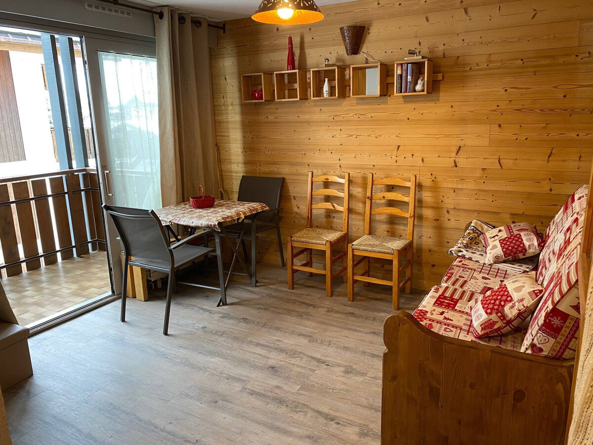 Studio rénové 2021 au cœur de La Clusaz, balcon, parking - Photo 2