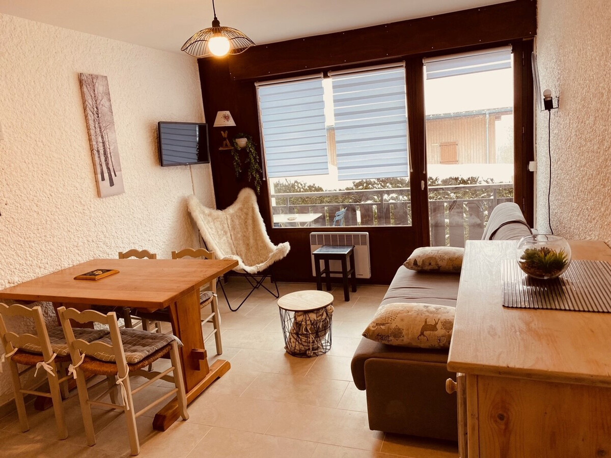 Studio 22m² rénové 2023, balcon et garage à La Clusaz - Photo 3