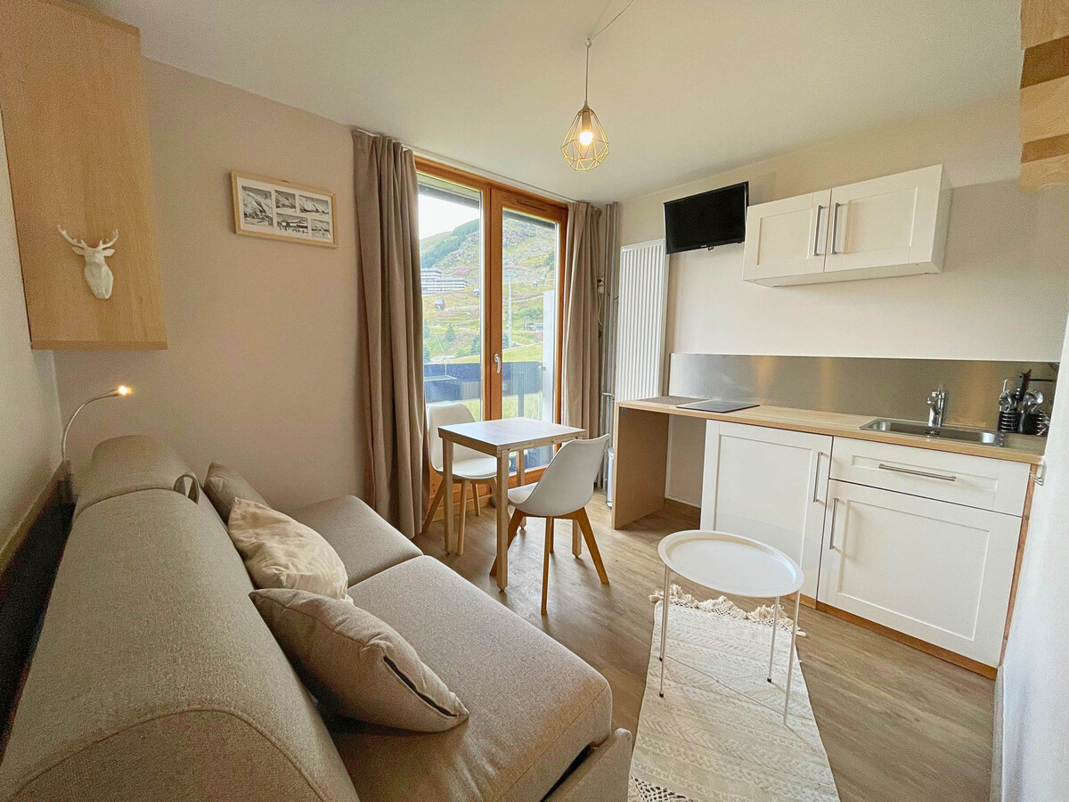 Studio rénové 13m² ski aux pieds, La Croisette - Photo 1