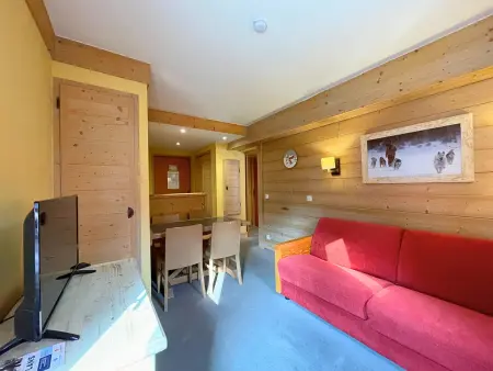 Location appartement à Les Menuires, Les Menuires: 2 pièces pour 4 personnes, 34m², cuisine équipée, proche remontées mécaniques