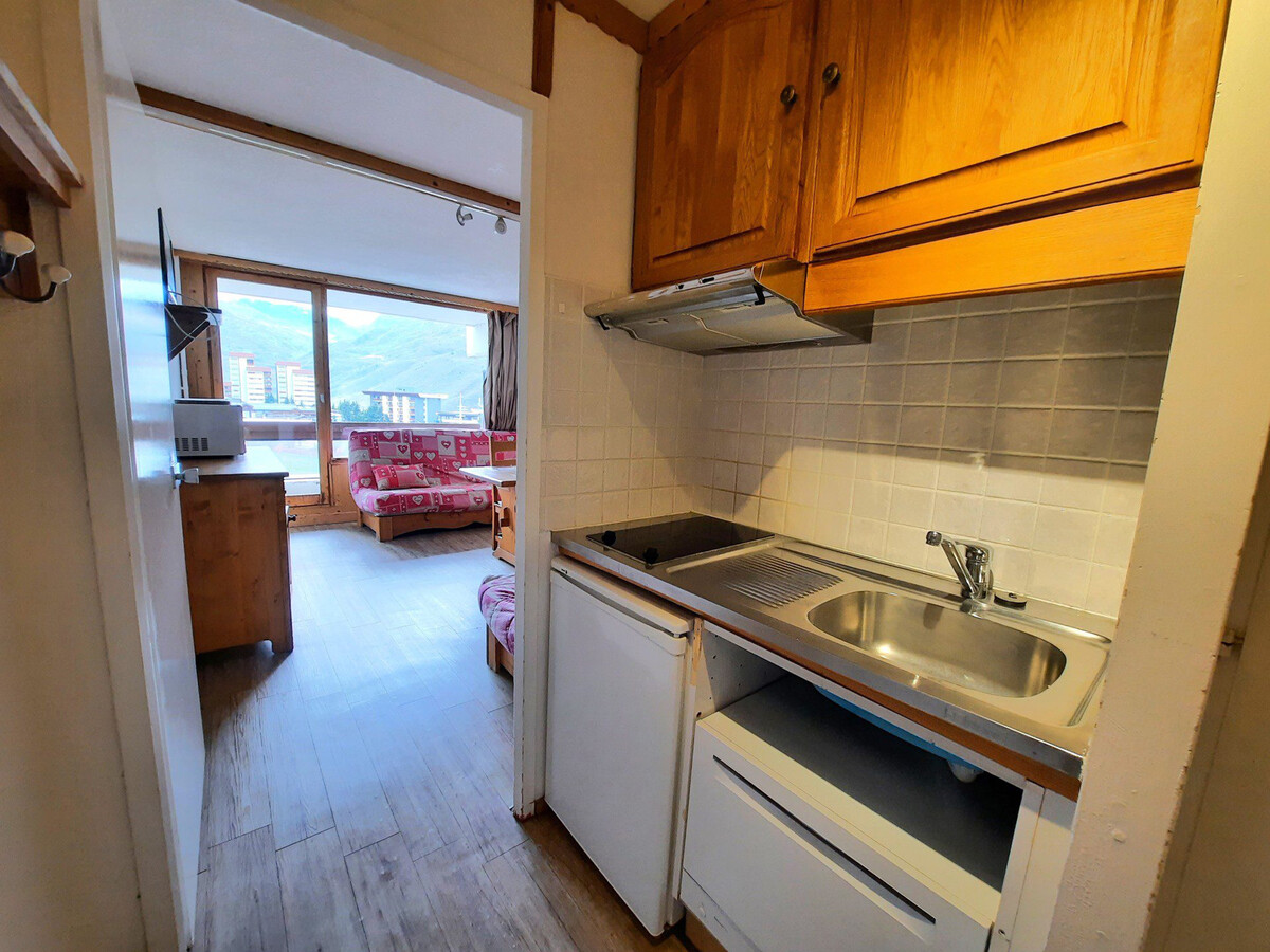 Studio 4 personnes ski aux pieds aux Menuires, balcon sud - Photo 3