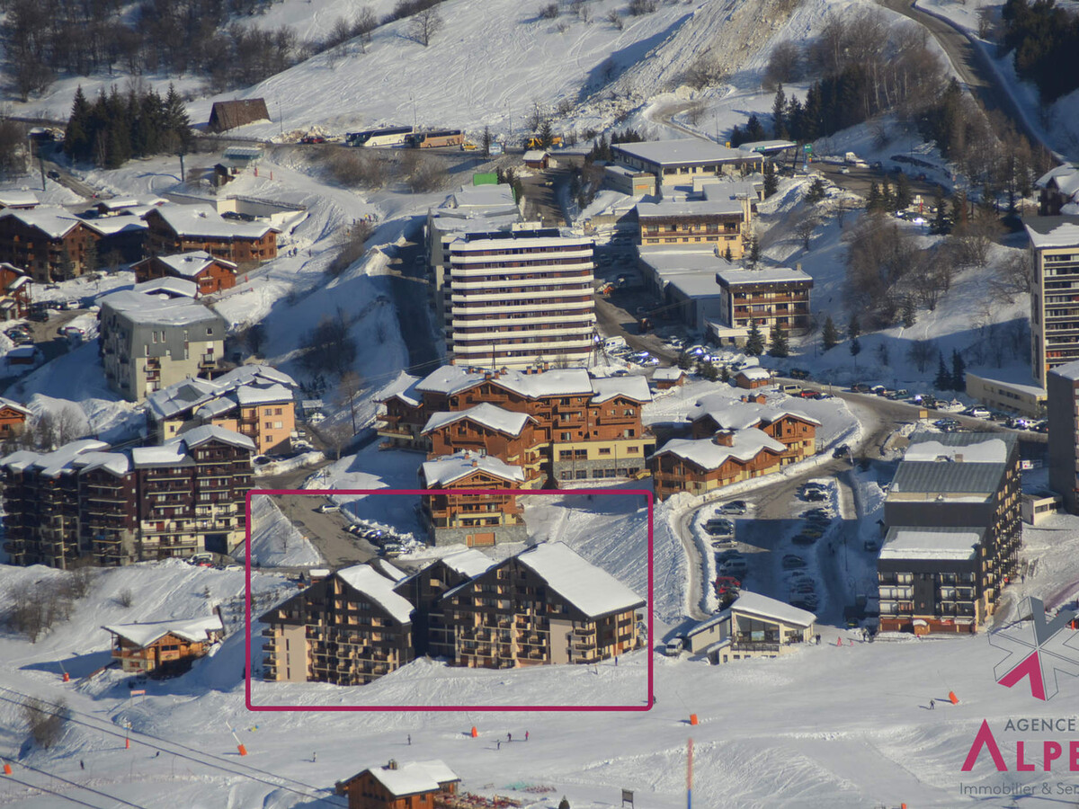 Studio 17m² aux Menuires, balcon Est, casier à skis - Photo 11