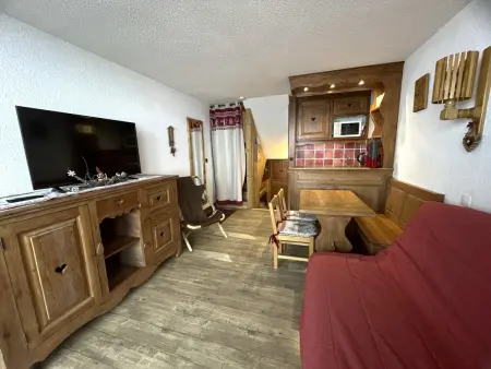 Studio duplex 4 pers avec balcon Sud-Ouest aux Menuires : photo 2