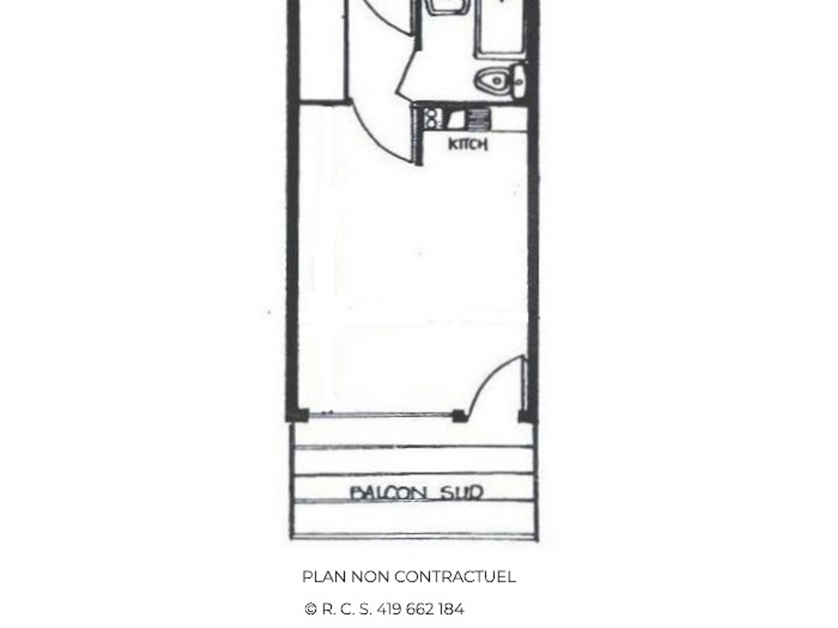 Studio mezzanine 17m² balcon Sud - Les Menuires - Photo 8