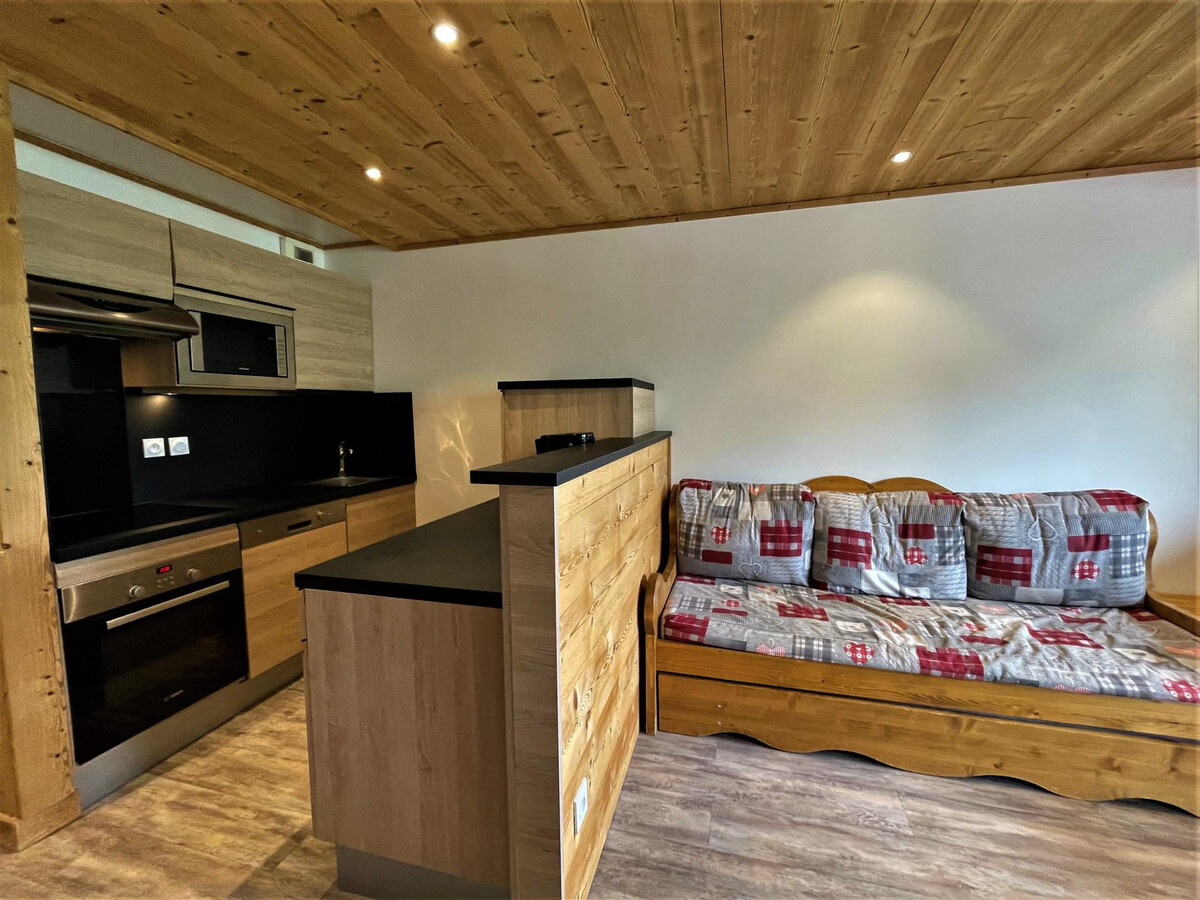 2 pièces cabine 4 pers. aux Menuires, balcon sud-ouest - Photo 1