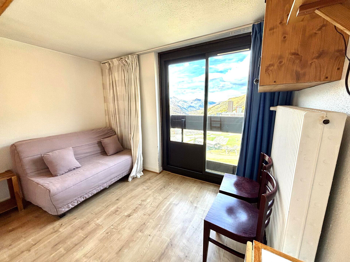 Studio 13m² Les Menuires, 13e étage avec vue - Photo 3