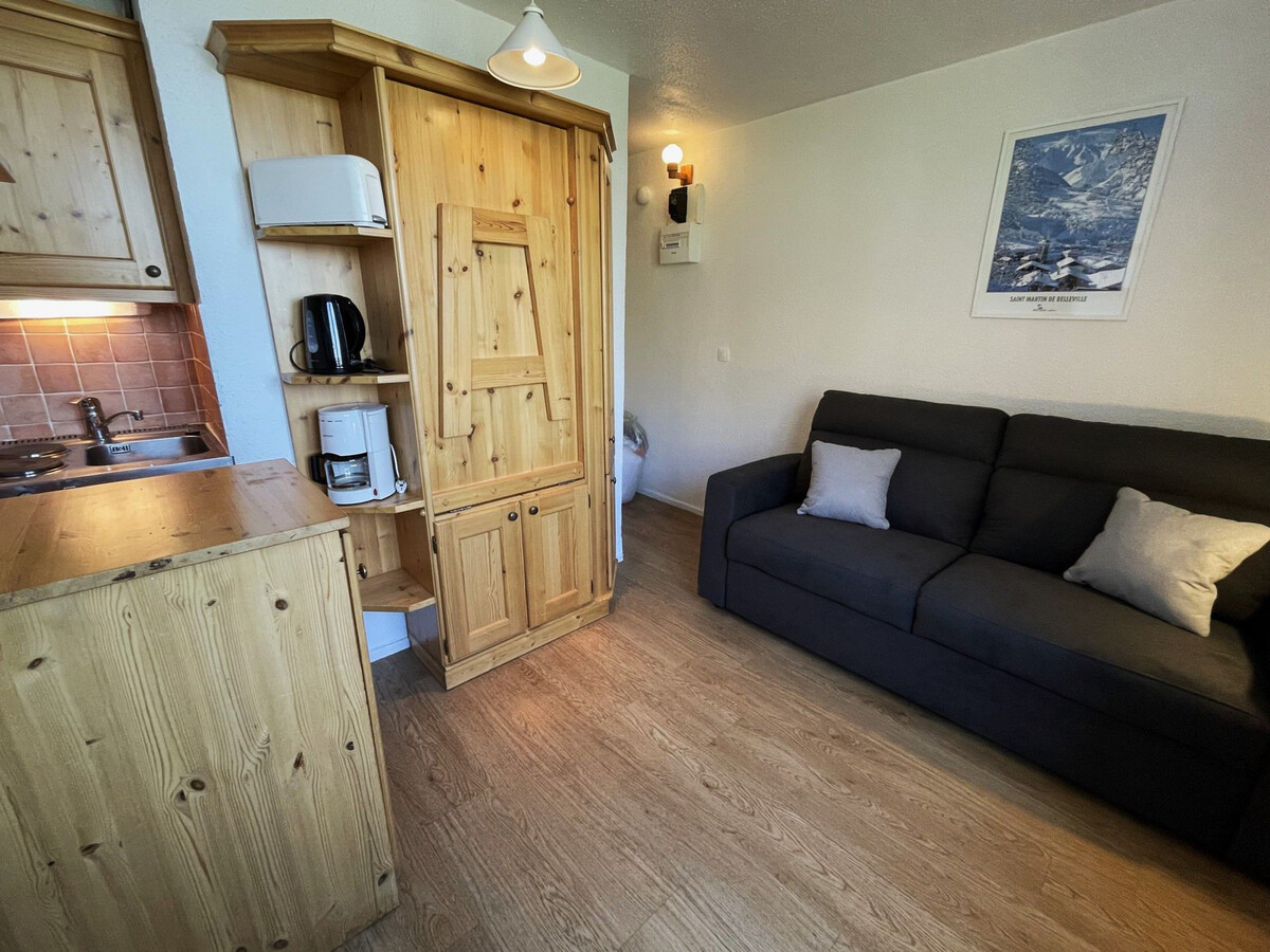 Studio 13m² Les Menuires, 2 pers, balcon, animaux OK - Photo 3