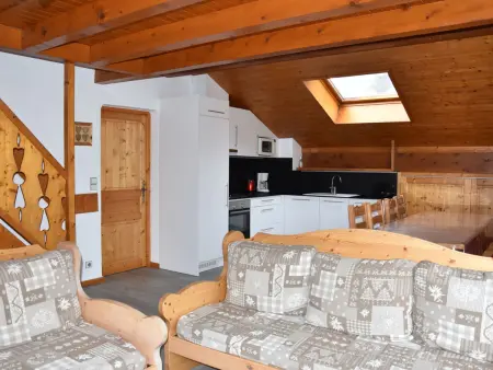 Location appartement à Champagny en Vanoise, Chalet duplex 5 pièces, grande terrasse, 10 pers.
