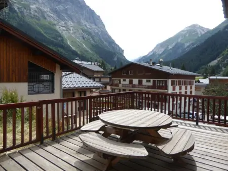 Appartement 3 étoiles, 2 terrasses, centre Pralognan : photo 10