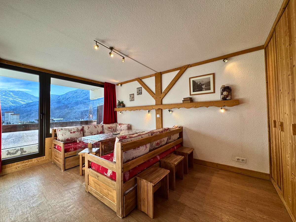 Studio 4 pers. ski aux pieds, balcon sud aux Ménuires - Photo 4