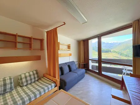 Location appartement à Les Menuires, Studio classique 19m², Sud, animaux OK, Les Menuires