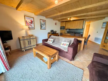 Location appartement à Saint Martin de Belleville, Bel Appartement 6 Pers. Ski aux Pieds, 1ère Ét. Terrasse 83m², Parking, Wifi, St Martin de Belleville