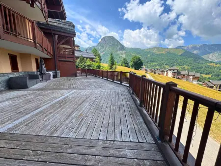 Appartement 6 pers. ski aux pieds, terrasse 83m² : photo 12