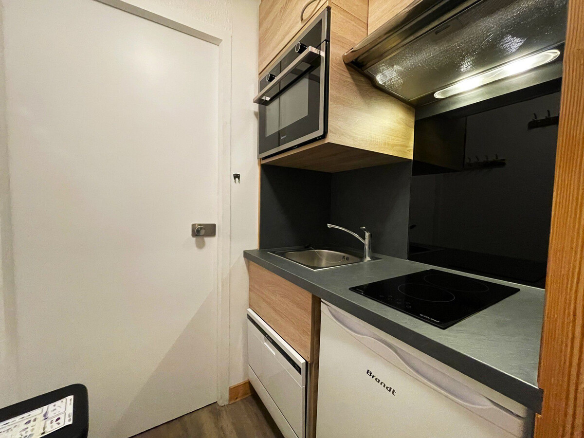 Studio ski aux pieds, 4 pers, balcon sud Les Menuires - Photo 4