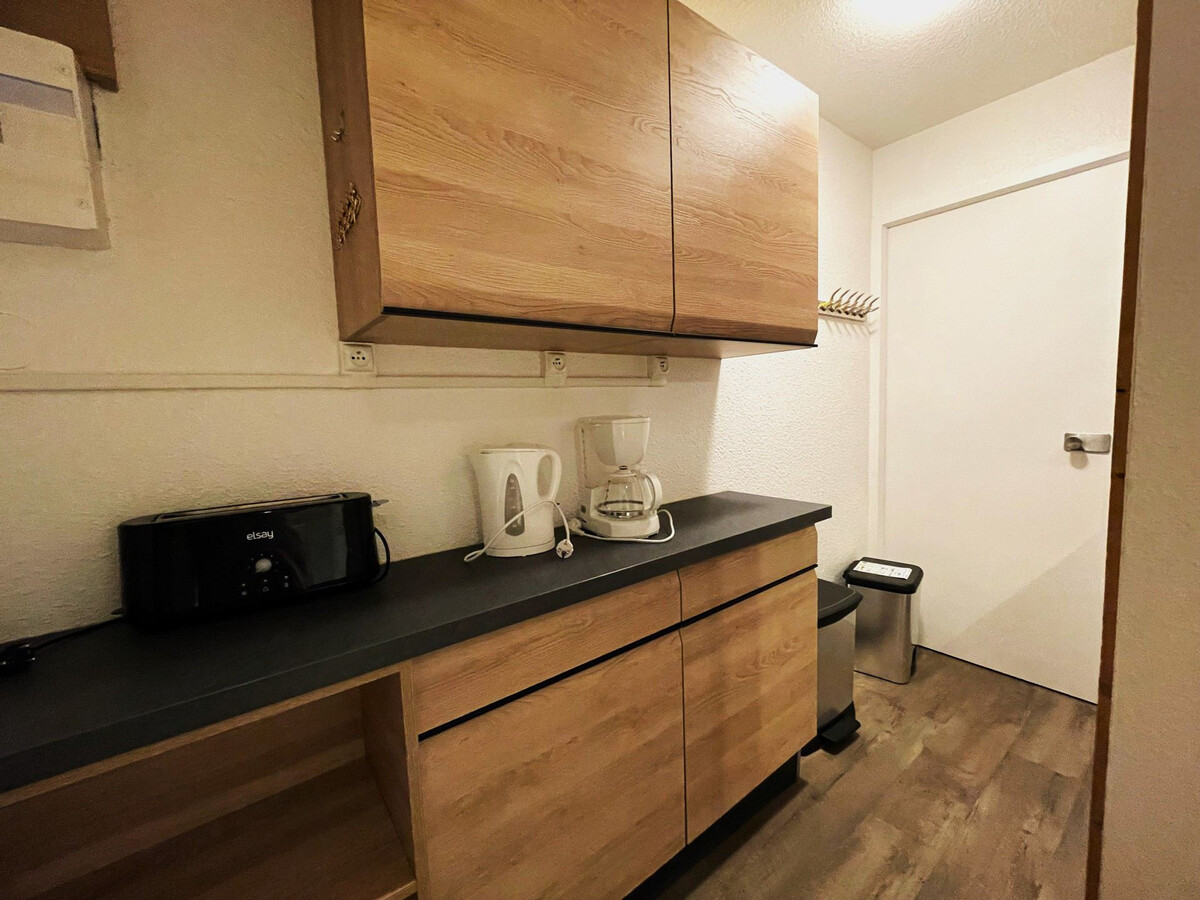 Studio ski aux pieds, 4 pers, balcon sud Les Menuires - Photo 6