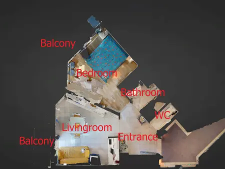 Coquet 2P avec 2 balcons et parking, centre de Menton : photo 11