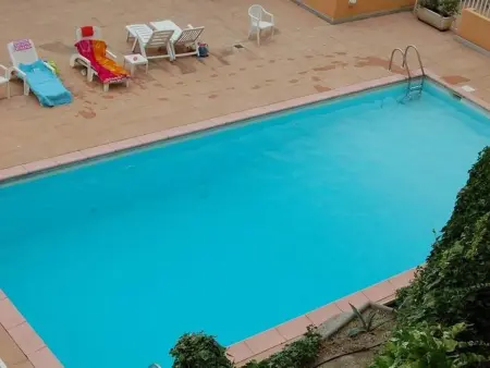 Petit 3P avec terrasse vue mer, piscine et garage à Menton : photo 12