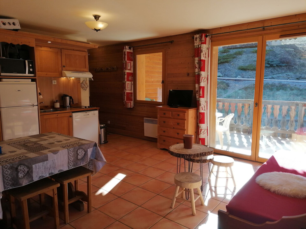 Studio 28m² équipé pour 4 à Pra-Loup, balcon ouest - Photo 2