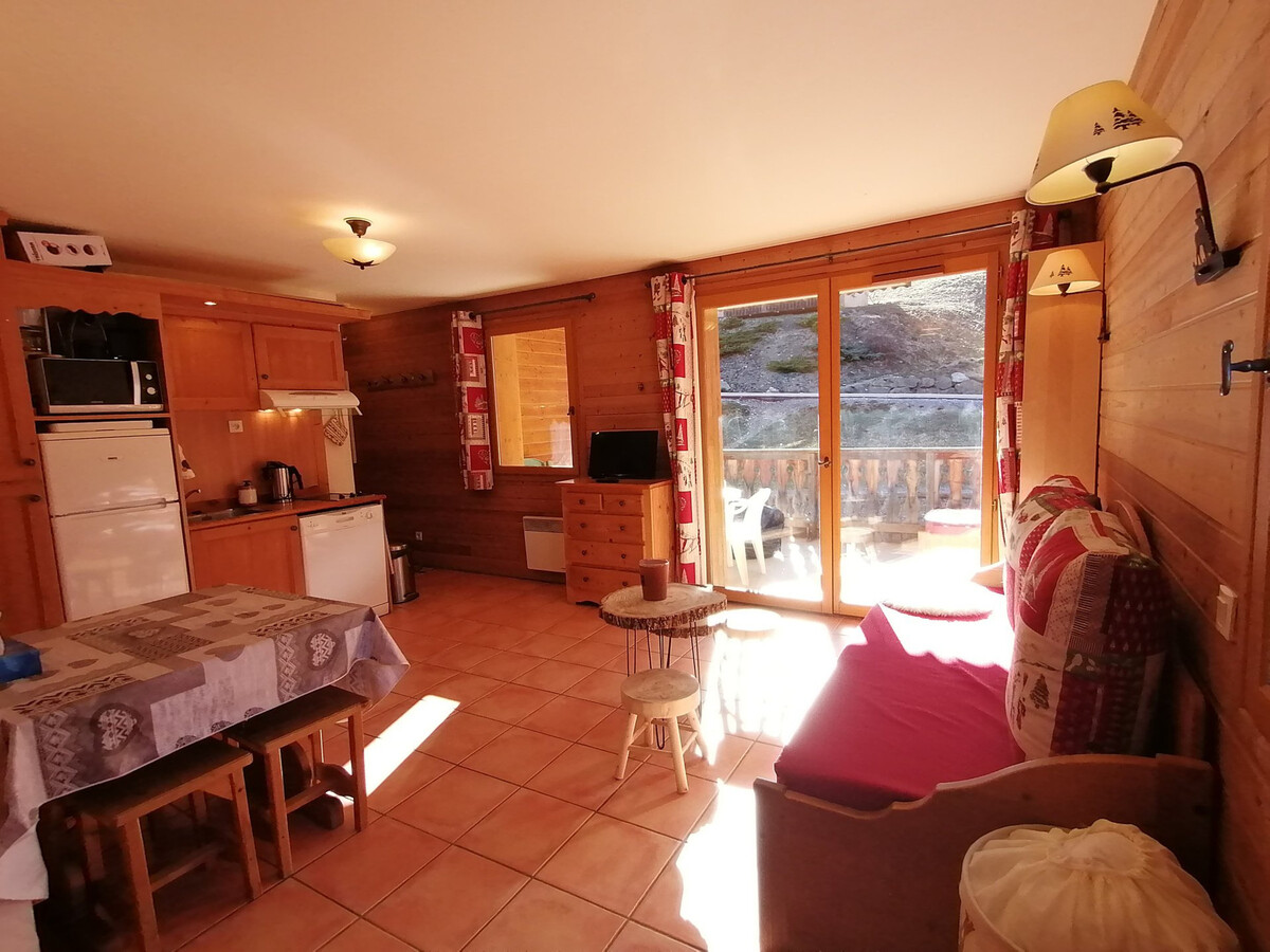 Studio 28m² équipé pour 4 à Pra-Loup, balcon ouest - Photo 9